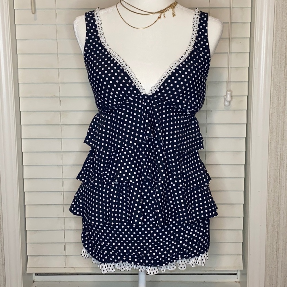 Kenneth Cole Reaction Two Piece Tankini Swim Suit